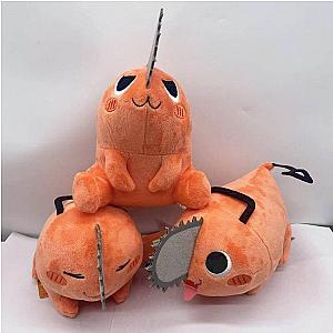 25-40cm Orange Pochita Cosplay Soft Doll Plush