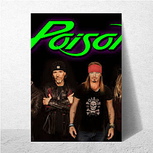 80s Rock Stars Poison Band Posters