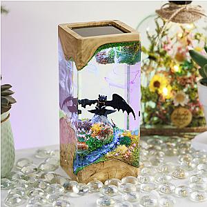 Black Dragon Resin Diorama Lamp 1 - Breakwooden BR2812