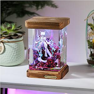 Iconic Mewtwo Pokemon Resin Diorama Lamp - Breakwooden BR2812