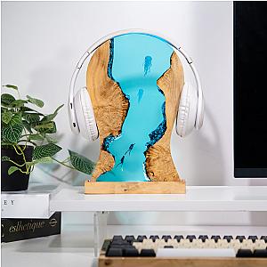 Headphone Stand Jellyfish Epoxy Lamp - Breakwooden BR2812