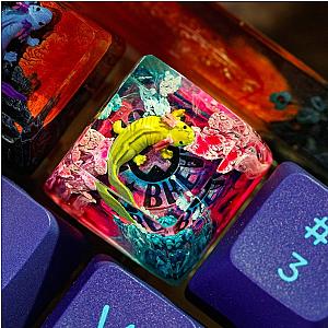 COLORFUL AXOLOTL - ARTISAN KEYCAP - Breakwooden BR2812