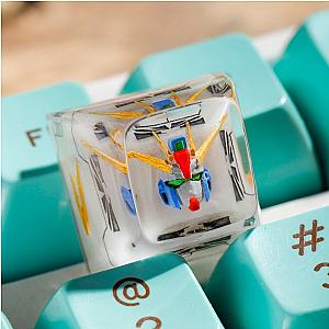 RESIN GUNDAM HEAD - ARTISAN KEYCAP - Breakwooden BR2812