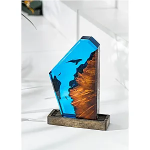 POLYON DEEP WHALE SEA - EPOXY LAMP - Breakwooden BR2812