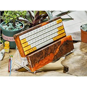 ORANGE OPAL LAVA- CASE KEYBOARD - Breakwooden BR2812