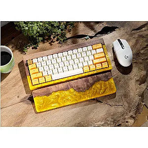 YELLOW OPAL LAVA - CASE KEYBOARD - Breakwooden BR2812