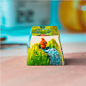 TORCHIC POKEMON - ARTISAN KEYCAP - Breakwooden BR2812