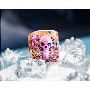 PINK SKULL KEYCAP - ARTISAN KEYCAP - Breakwooden BR2812