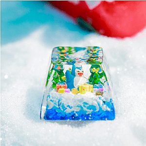 SNORLAX CHRISTMAS - ARTISAN KEYCAP - Breakwooden BR2812