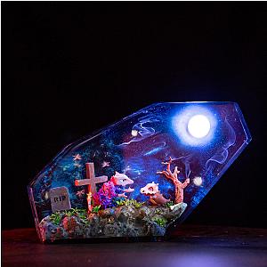 Epoxy Lamp - Halloween Pokemon Custom Night Light Hexagon - Breakwooden BR2812