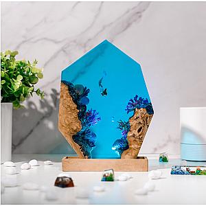 Mermaid Resin Lamp - Breakwooden BR2812