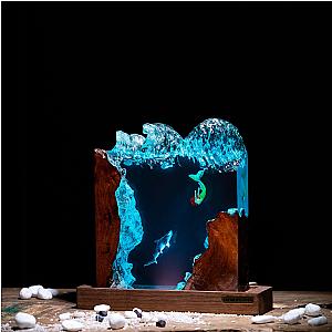 Scuba Diver Resin Lamp Wave 1 - Breakwooden BR2812