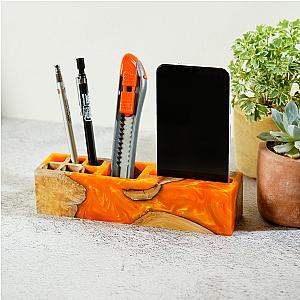 Custom Orange Pen Holder - Breakwooden BR2812