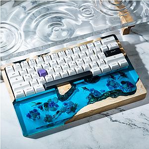 Mantarays in Ocean Mechanical Keyboard Case - Breakwooden BR2812