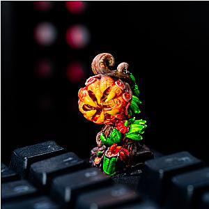 Halloween Creepy Pumpkin Artisan Keycap - Breakwooden BR2812