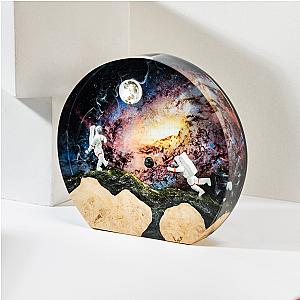 Astronauts in Interstellar Space Epoxy Lamp-Round - Breakwooden BR2812