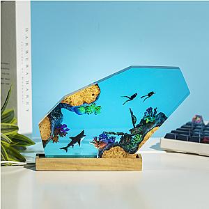 Shipwrecked Resin Lamp - Breakwooden BR2812