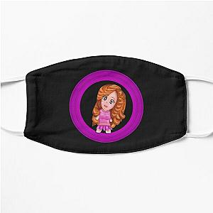 Pokimane Face Masks - Pokimane Chibi Fanart Flat Mask RB2205