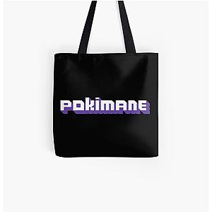 Pokimane Bags - Pokimane Stream All Over Print Tote Bag RB2205