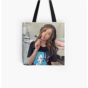 Pokimane Bags - Pokimane  Fan Gift All Over Print Tote Bag RB2205