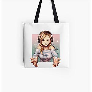 Pokimane Bags - Pokimane Gaming  All Over Print Tote Bag RB2205