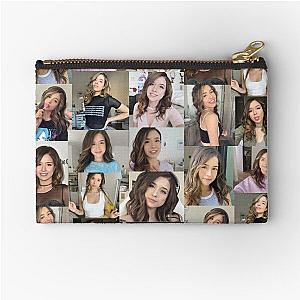 Pokimane Zipper Pouches - Pokimane Collage Artwork Zipper Pouch RB2205