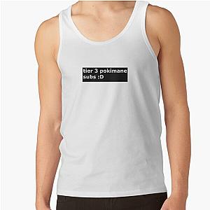 Pokimane Tank Tops - Pokimane tier 3 subs Tank Top RB2205