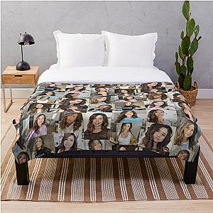 Pokimane Throw Blankets - Pokimane Collage Artwork Throw Blanket RB2205