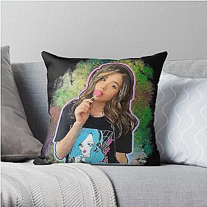 Pokimane Pillows - Pokimane Artwork Throw Pillow RB2205