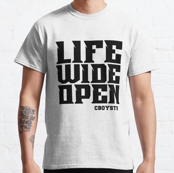 Cboystv Merch Life Wide Open Classic T-Shirt RB1208 product Offical cboystv Merch