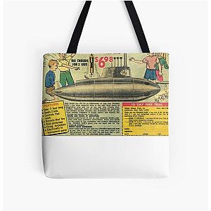 Polaris Nuclear Submarine All Over Print Tote Bag RB0301