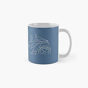 Polaris Slingshot  profile stencil, white Classic Mug RB0301