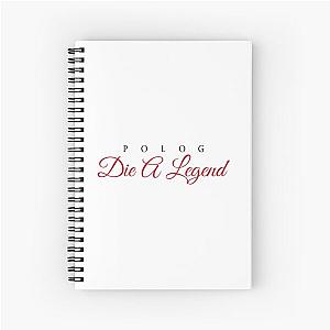 die a legend polo g Spiral Notebook