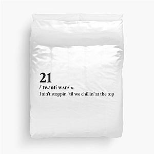 Polo G Aesthetic Motivational Rap Quote Lyrics Duvet Cover