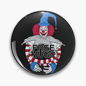 FREE HUGS Poltergeist Clown Pin