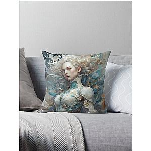 Knight Poltergeist Throw Pillow