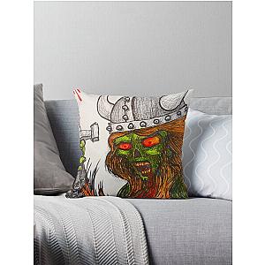 Viking Poltergeist Throw Pillow