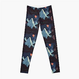 Poltergeist ghosts mountains retro vintage horror Leggings