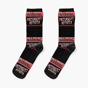 WARNING Poltergeist Activity Socks