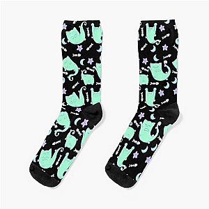 Purrrring Poltergeist Socks