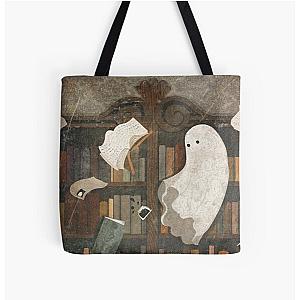 There's a Poltergeist in the Library Again... All Over Print Tote Bag