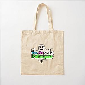 You, Me, and a Poltergeist Logo Cotton Tote Bag