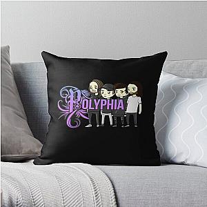 Polyphia Merch Polyphia Merch Polyphia band Chibi Throw Pillow RB1207