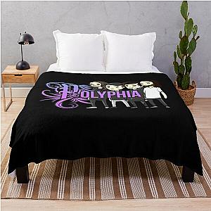 Polyphia Merch Polyphia Merch Polyphia band Chibi Throw Blanket RB1207