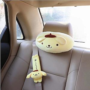 Pom Pom Purin Cartoon Dog Seat Belt Cover