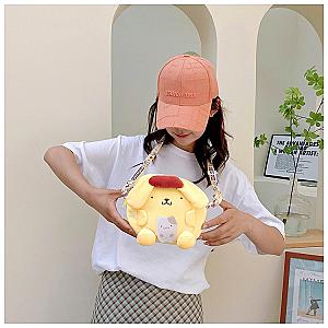 Pom Pom Purin Yellow Dog Girl Shoulder Bag