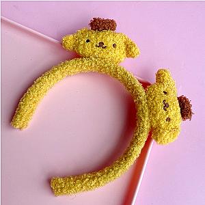 Pompompurin Yellow Cartoon Dog Hair Hoop