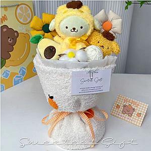 Pompompurin Cartoon Doll Bouquet