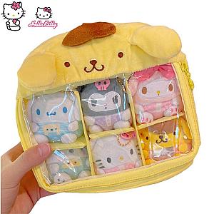 Pompompurin Yellow Dog Square Plush Storage Box