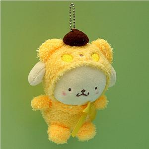 PompomPurin Cartoon Dog Keychain Backpack Decoration